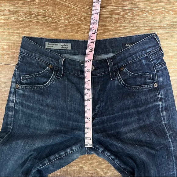 CITIZENS OF HUMANITY Hutton High Rise Wide Leg Distressed Jeans Size 27 / 4 - Picture 10 of 12